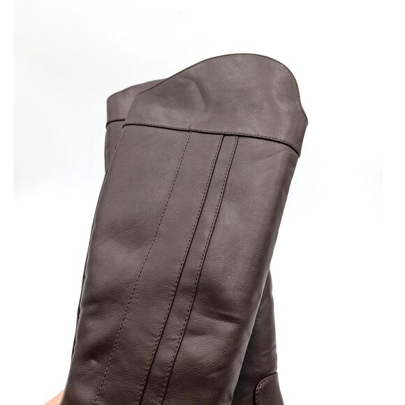 Korks Scarlet Western Boots Women's Side Zip Dark Brown Size US6M EU36.5 - Picture 14 of 14